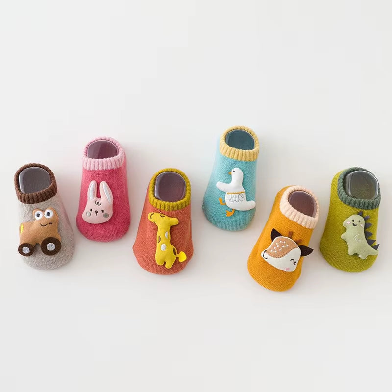 Baby Winter anti Slip Short Socks Newborn Infant Boy Girl Cotton Thick Warm Floor Sock Toddler Children Kids Winter Accessories