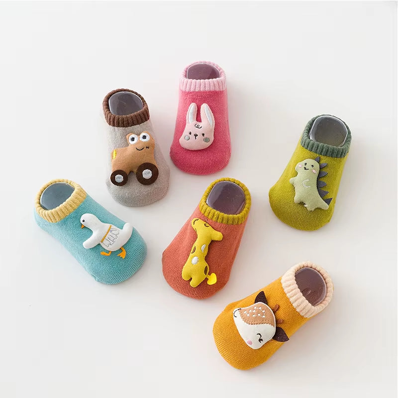 Baby Winter anti Slip Short Socks Newborn Infant Boy Girl Cotton Thick Warm Floor Sock Toddler Children Kids Winter Accessories