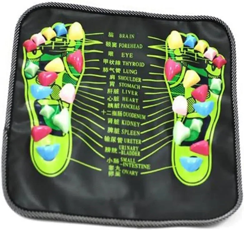 Premium Foot Massage Mat with Finger Pressure Plate and Simulated Cobblestone Path to Soothe Tired Feet and Relieve Pain