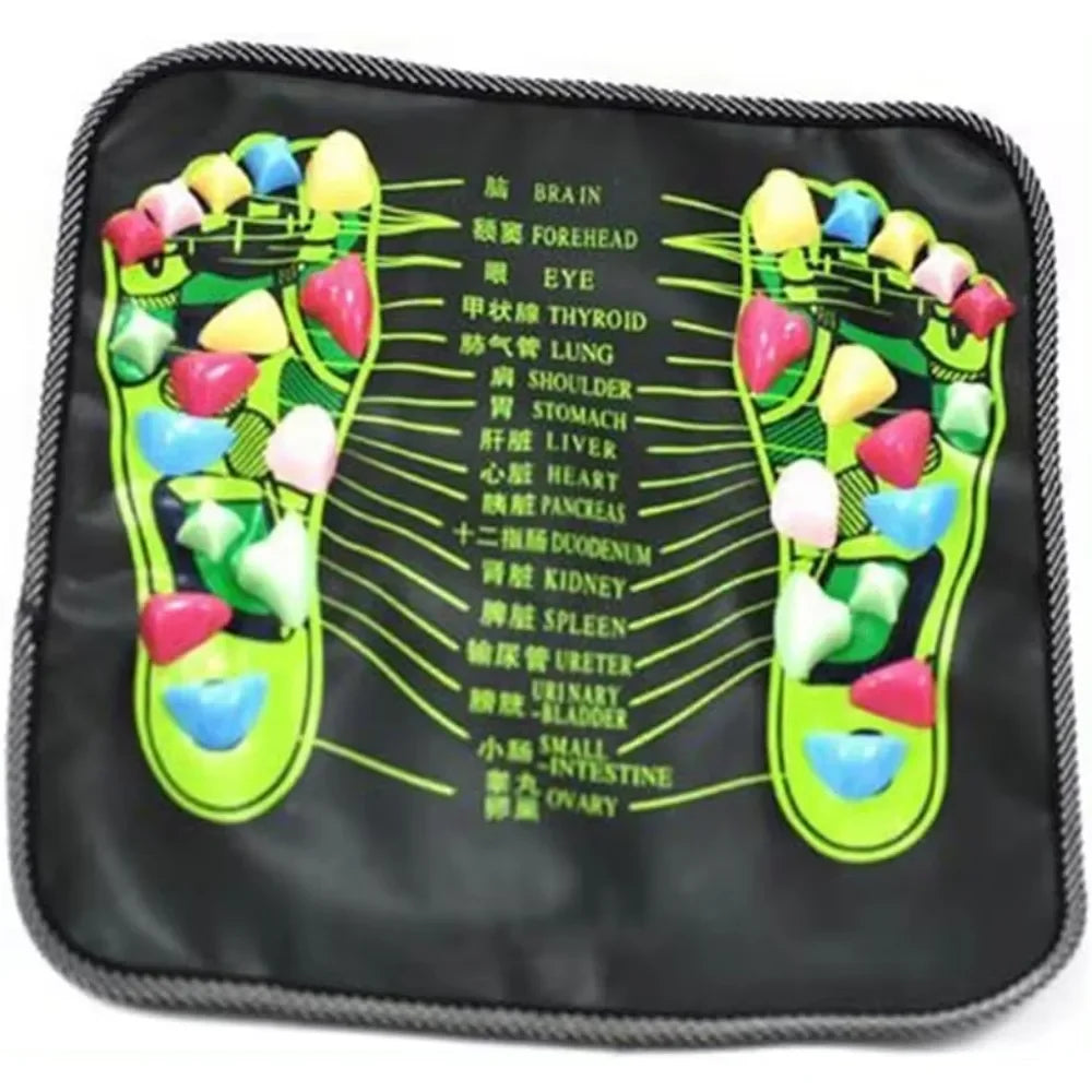 Premium Foot Massage Mat with Finger Pressure Plate and Simulated Cobblestone Path to Soothe Tired Feet and Relieve Pain