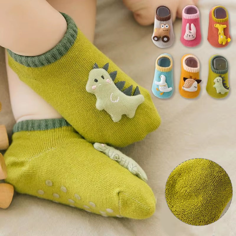 Baby Winter anti Slip Short Socks Newborn Infant Boy Girl Cotton Thick Warm Floor Sock Toddler Children Kids Winter Accessories